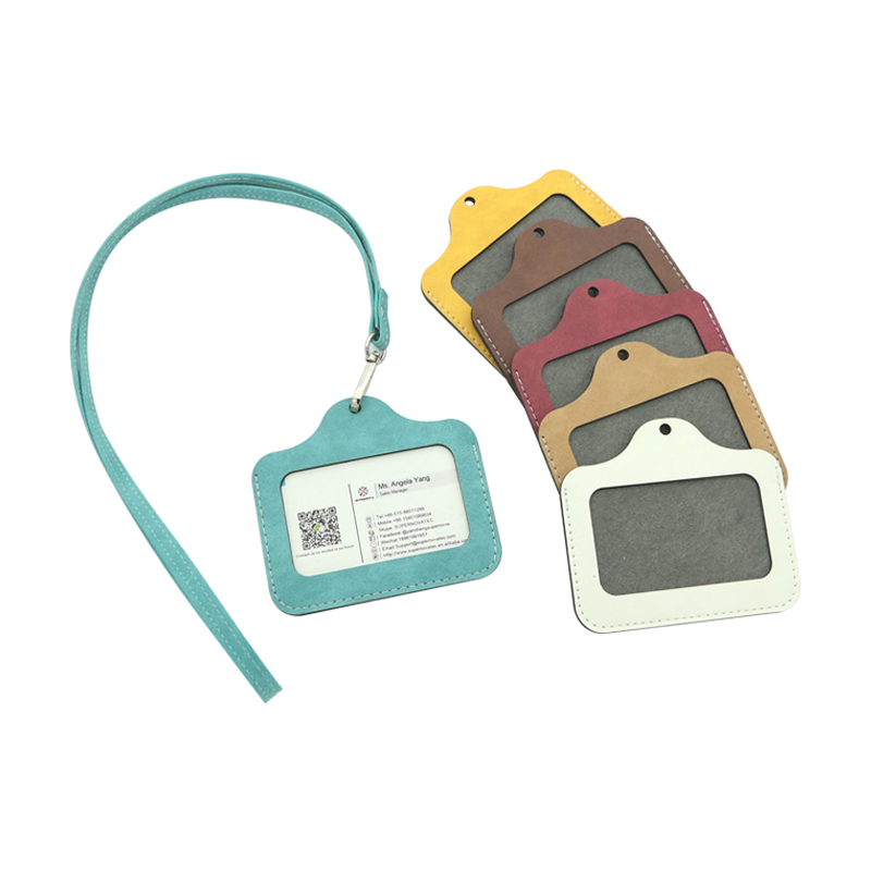 Sublimatio Leatherette ID Badge Holder - Horizontalis Sublimatio Leatherette ID Badge Holder - Horizontalis