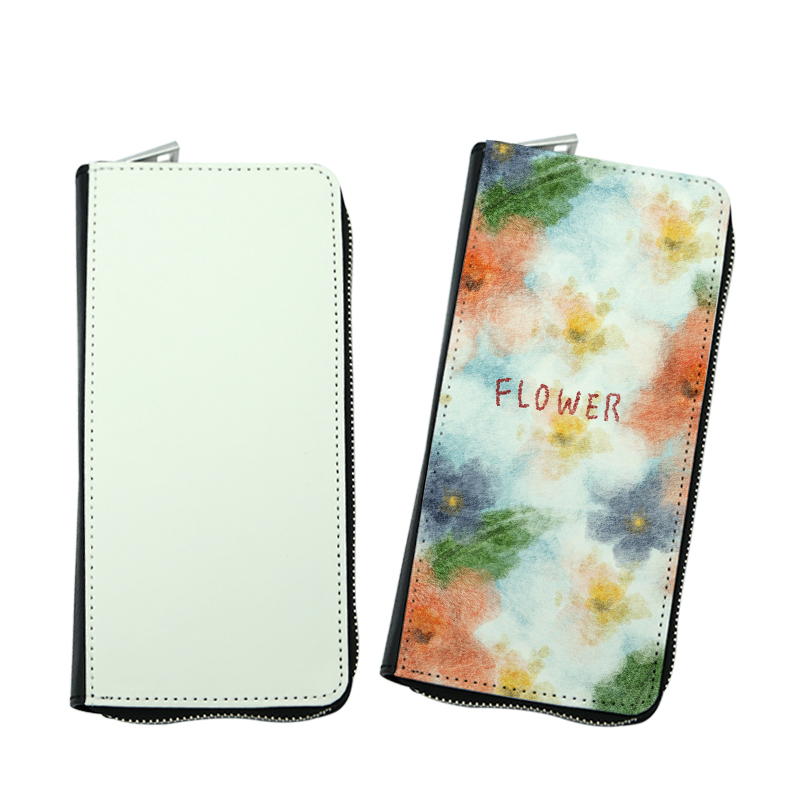 Sublimatio Leatherette Zipper Wallets - Large
