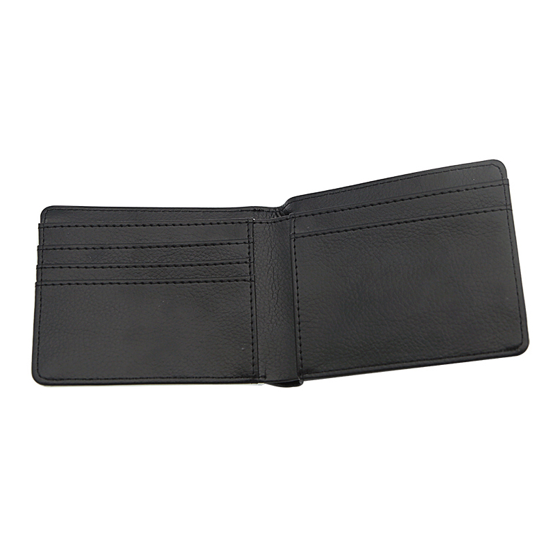 Hominum Sublimatio Leatherette Bifold vidulum cum duobus lateribus Printing Hominum Sublimatio Leatherette Bifold vidulum cum duobus lateribus Printing