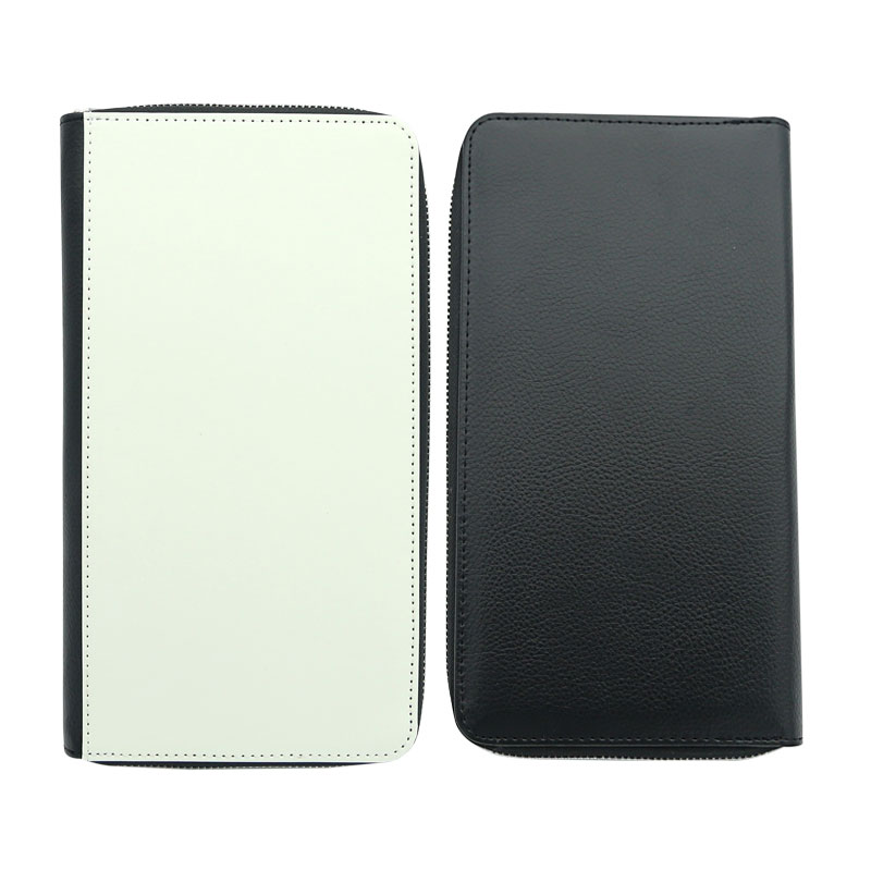 Sublimatione Leatherette Congue Holder cum Zipper et interiorem PU Leather