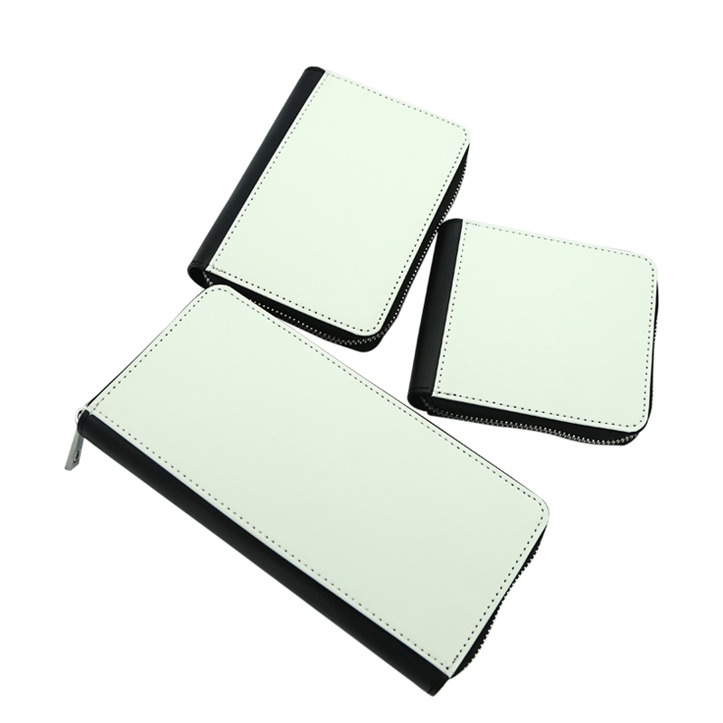 Sublimatio Leatherette Zipper Wallets - Large