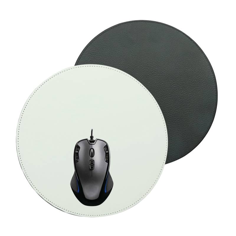 Sublimationis Pu Leather Mus Pad - Round