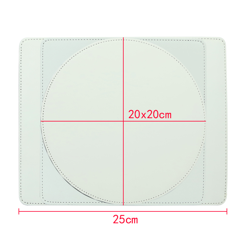 Sublimationis PU Leather Mus Pad - Rectangulum