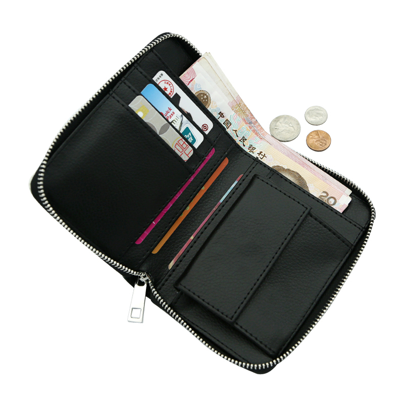 Sublimatio Leatherette Zipper Wallets - Middle