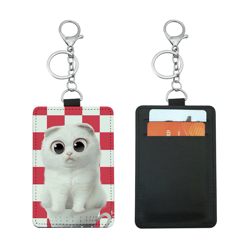 Sublimatio Leatherette Bus Card Holder in II foramina