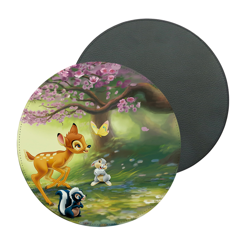 Sublimationis Pu Leather Mus Pad - Round