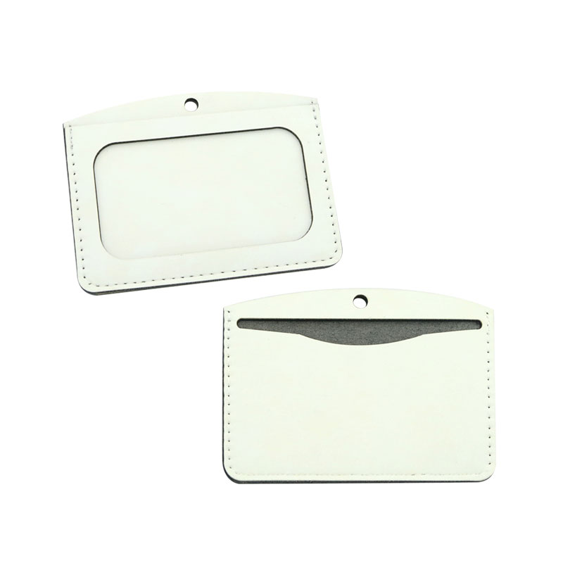 Sublimatione Leatherette ID Badge Holder - Horizontal Geminus Card Stratum