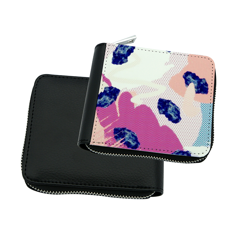 Sublimatio Leatherette Zipper Wallets - Parvus Sublimatio Leatherette Zipper Wallets - Parvus