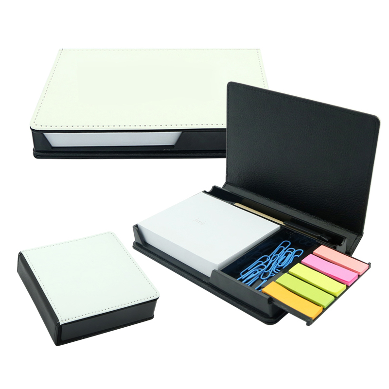 Sublimatio Leatherette Sticky Notes Box - Rect
