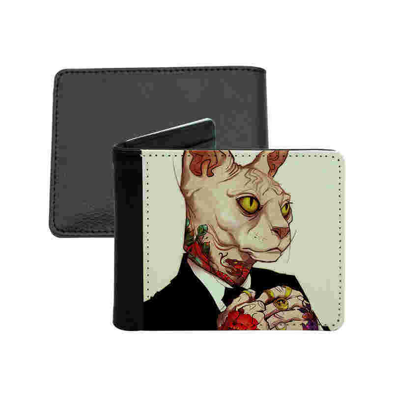 Hominum Sublimatio Leatherette Bifold Wallet cum Coin Pocket