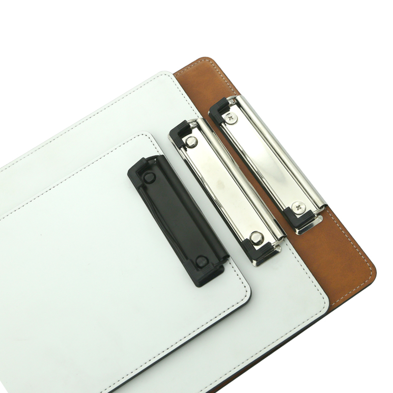 Sublimation PU Leather Clipboard cum Metal Clip - A5