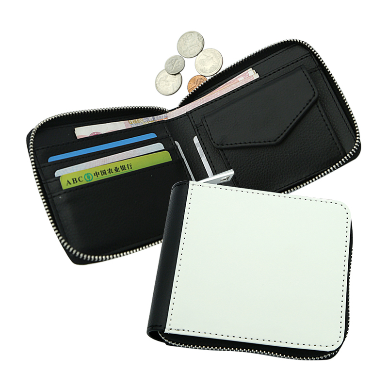 Sublimatio Leatherette Zipper Wallets - Parvus Sublimatio Leatherette Zipper Wallets - Parvus
