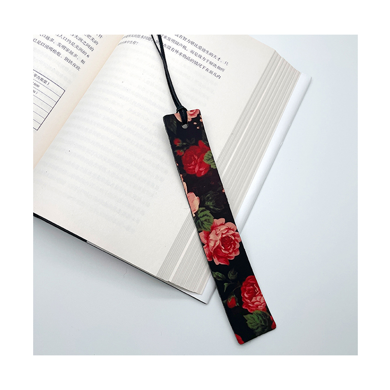 Sublimation PU Leather Bookmark