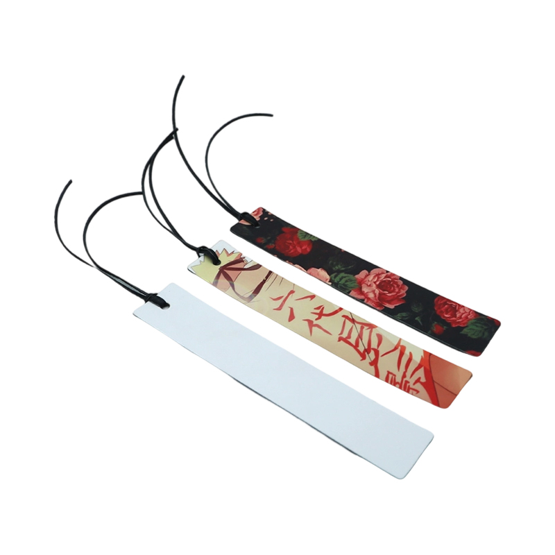 Sublimation PU Leather Bookmark