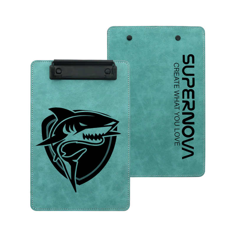 Sublimation PU Leather Clipboard cum Metal Clip - A4