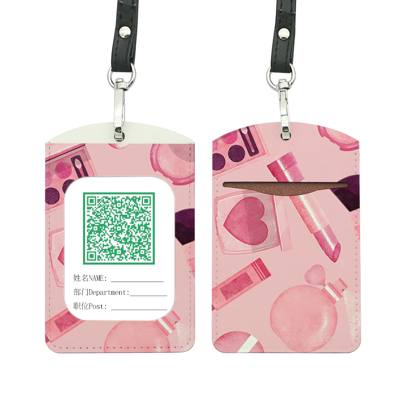 Sublimatione Leatherette ID Badge Holder - Recta duplex Card Stratum