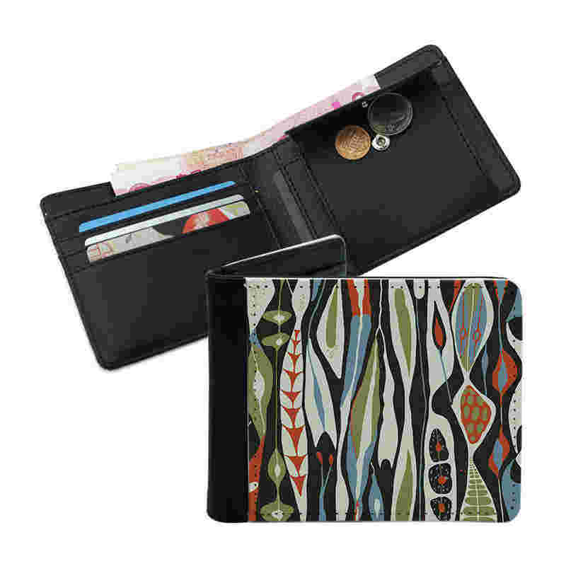 Hominum Sublimatio Leatherette Bifold Wallet cum Coin Pocket Hominum Sublimatio Leatherette Bifold Wallet cum Coin Pocket