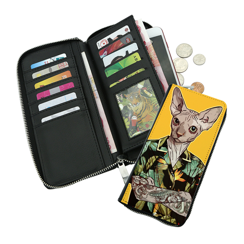 Sublimatio Leatherette Zipper Wallets - Large