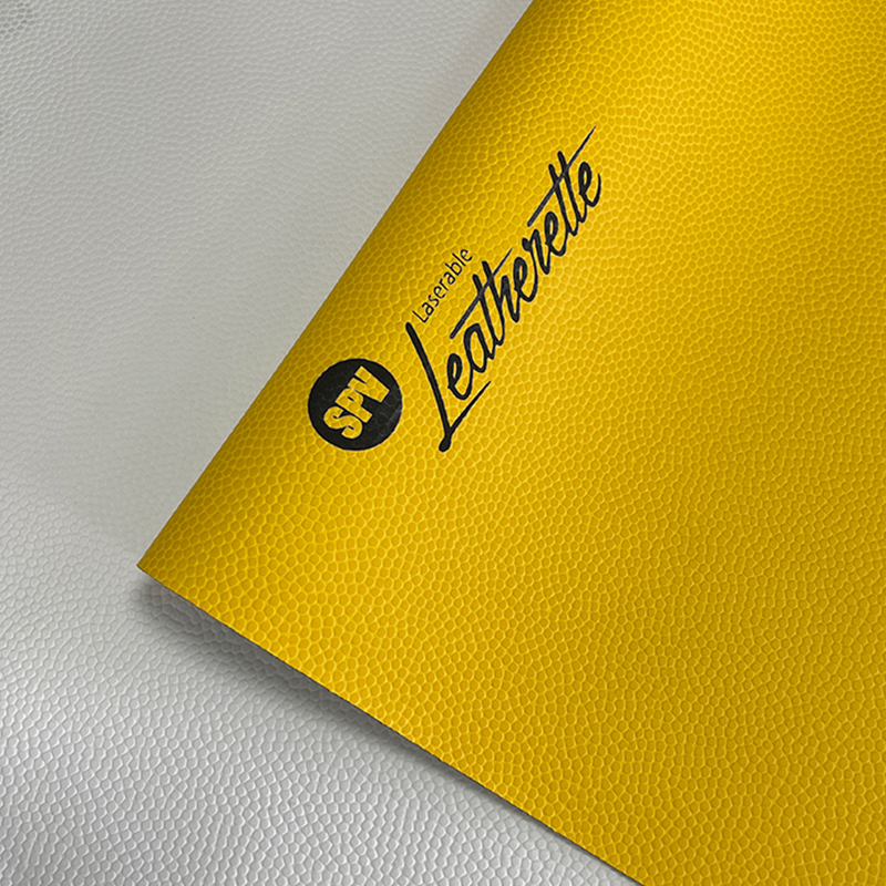Basketball textura laserable leatherette membranas cum tenaces/sine adhesiv