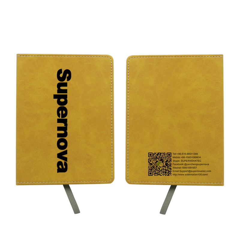 Sublimation Color Leather Notebook - A5 Size