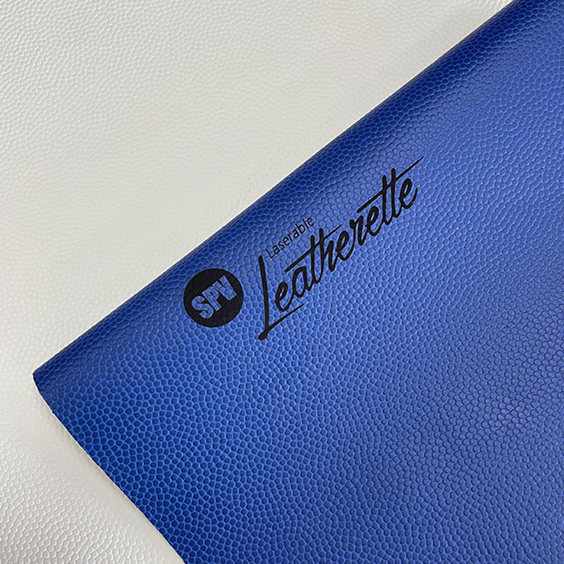 Basketball textura laserable leatherette membranas cum tenaces/sine adhesiv