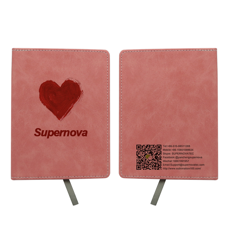 Sublimation Color Leather Notebook - A5 Size