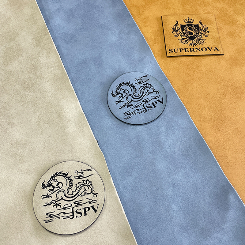 Matte vindemiae laserable leatherette membranas cum tenaces / sine tenaces