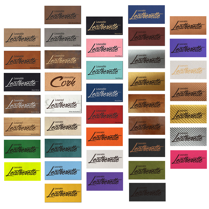 laserable leatherette membranas cum tenaces / sine tenaces